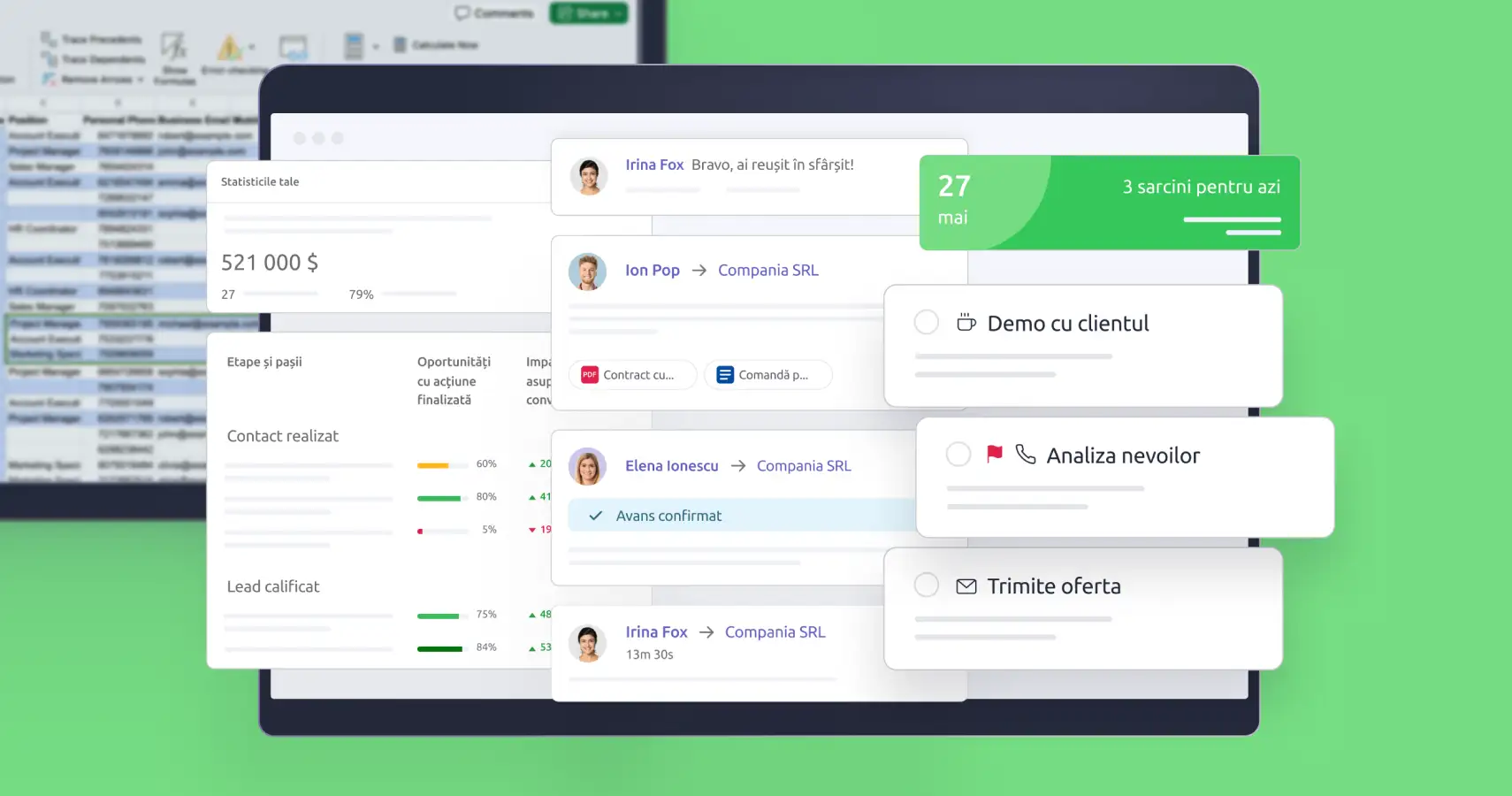 Excel vs. CRM (2026) – Compararea sistemelor de management al vânzărilor