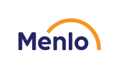 Logotyp klienta Menlo (referencja / marka korzystająca z Livespace).