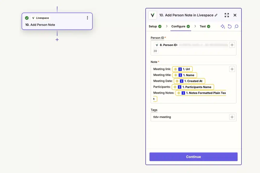 Meeting Notes on Autopilot with tl;dv & Livespace Integration