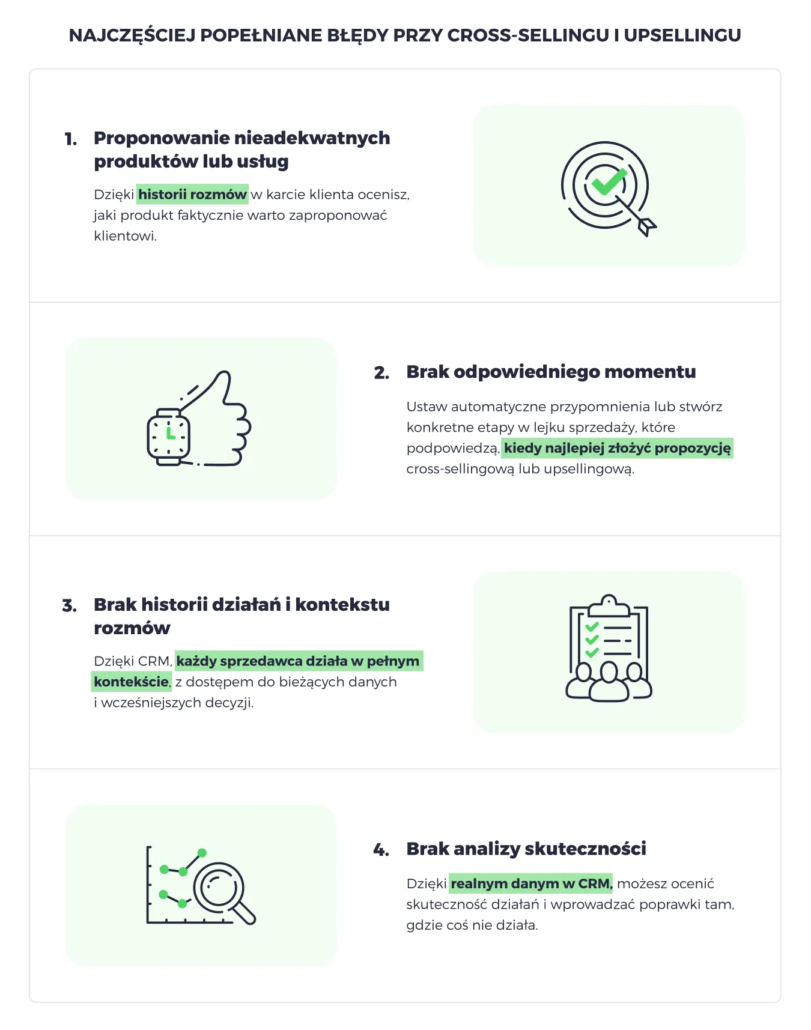 Cross-sell i upsell – wykorzystaj CRM, by zwiększyć sprzedaż do obecnych klientów