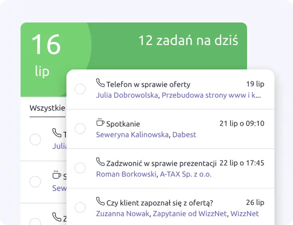 Kalendarz i zadania
