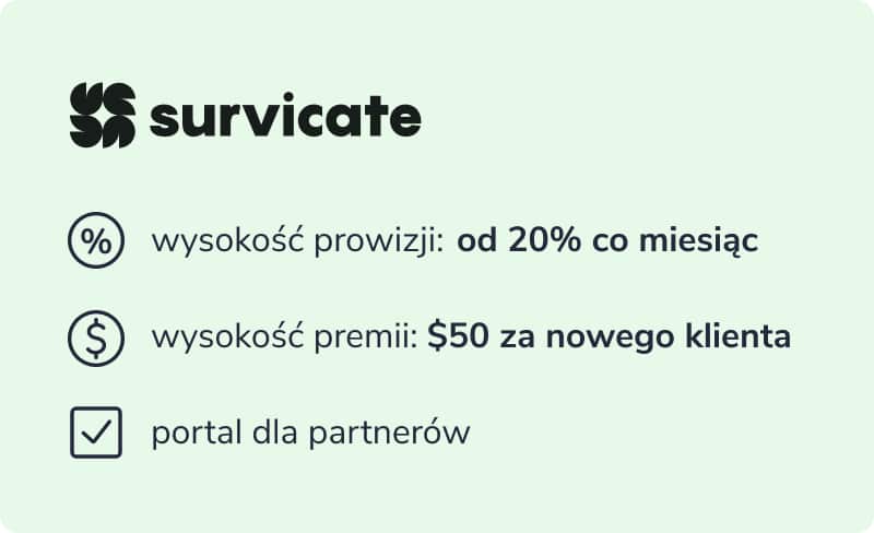 Survicate: warunki programu partnerskiego